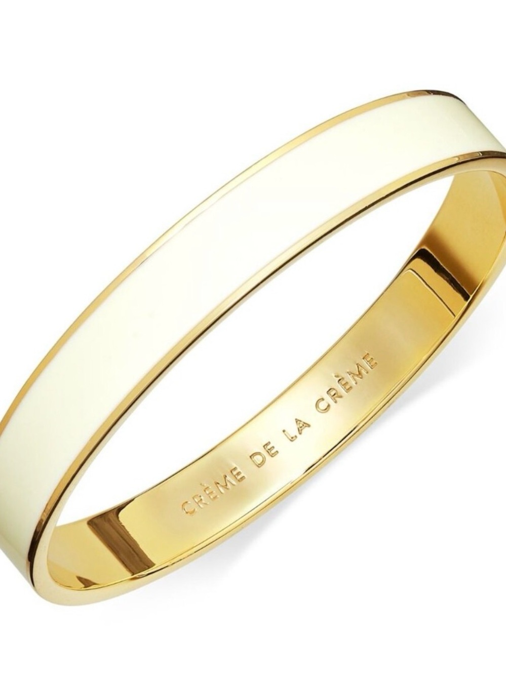 kate spade Gold and Cream Enamel Bangle set - Picture 4 of 4